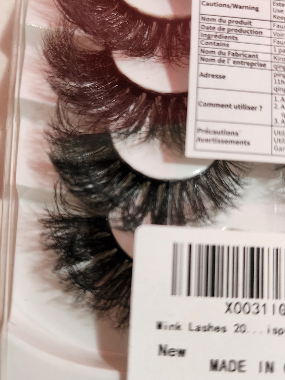KIROMIRO Black Mink False Eyelashes - 7 Pair Pack - Picture 3 of 3